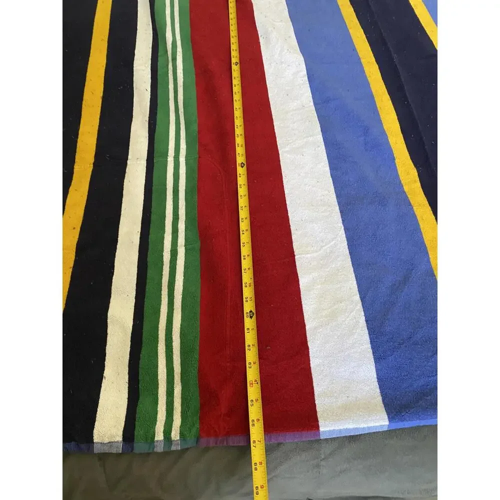 Colorful Large Striped Beach Towel